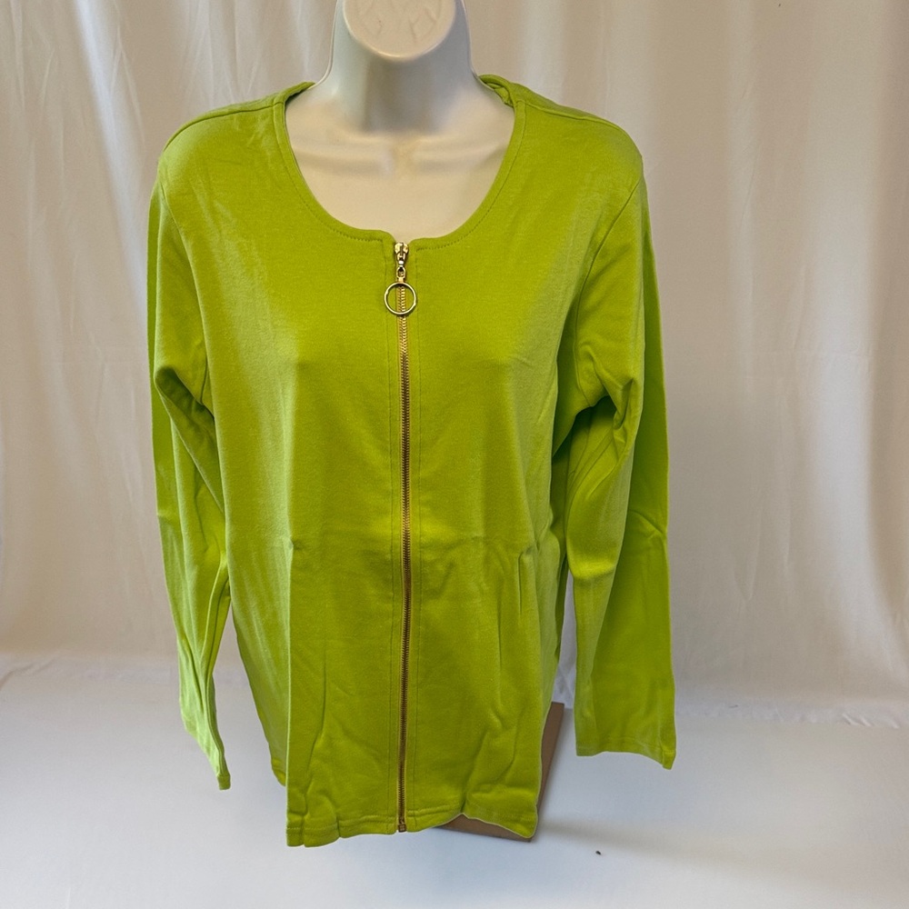 Lime Green Women's Knit Jacket